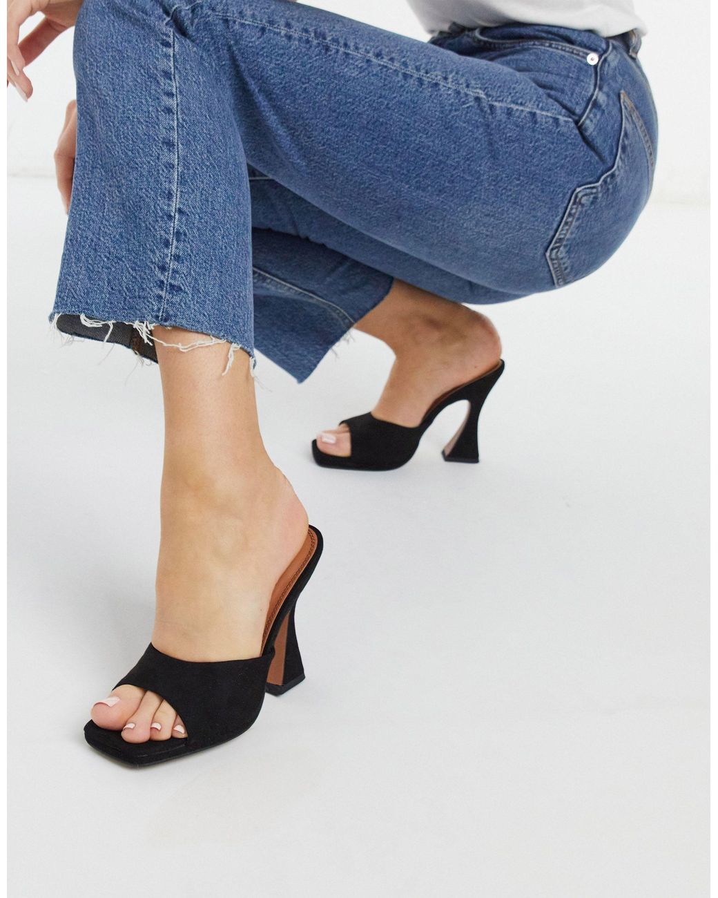 Sabot con tacco alto e best sale plateau
