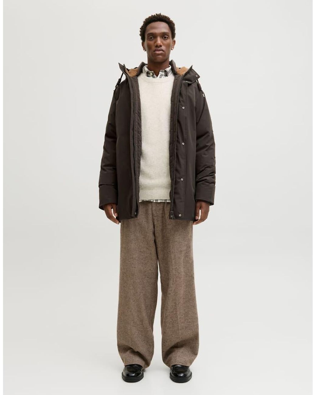 Jack & Jones Gray Parka for men