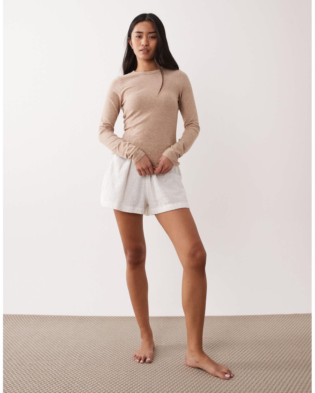 Abercrombie & Fitch Natural – lounge-oberteil