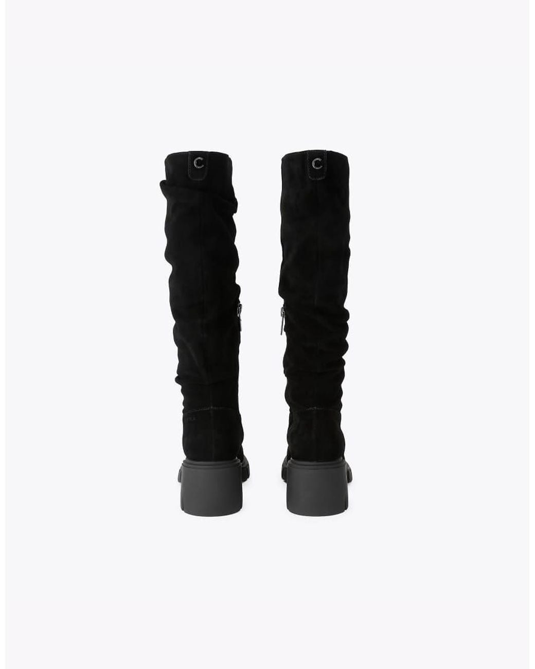 Carvela Kurt Geiger Black Ignite Slouch Knee Boots