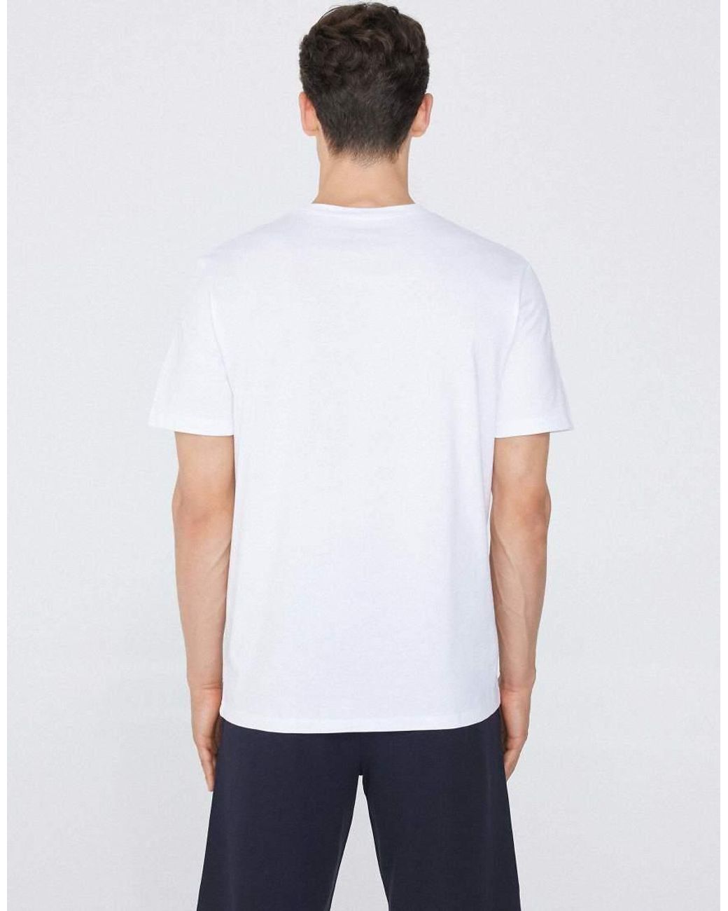 Tezenis White Basic Relaxed-Fit Cotton T-Shirt for men