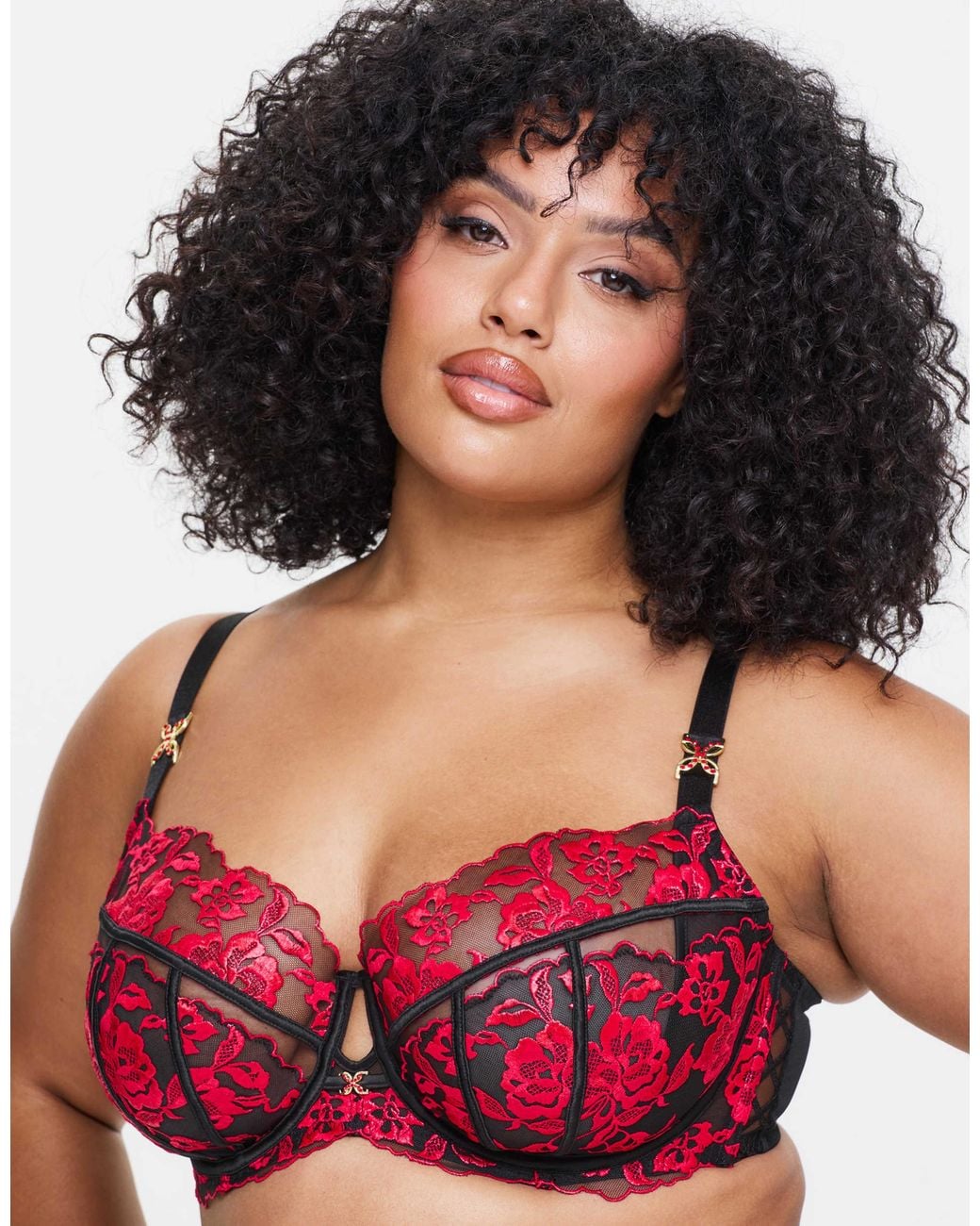 Ann Summers Pink Fuller Bust Endless Attraction Non Padded Plunge Bra