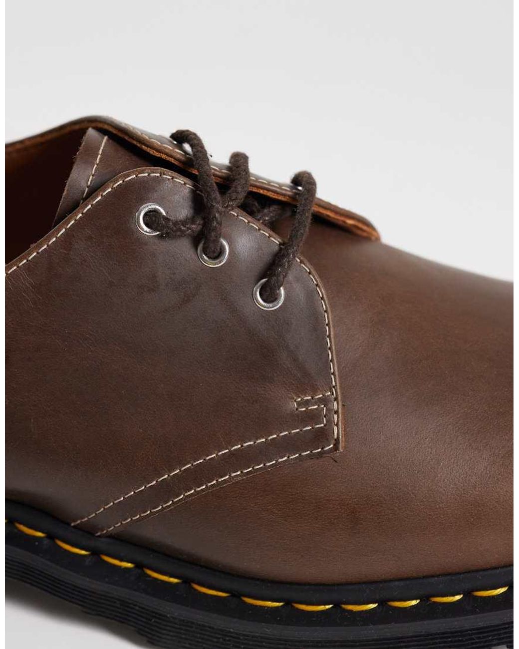 Dr. Martens Brown 1461 Ben 3 Eye Shoes for men