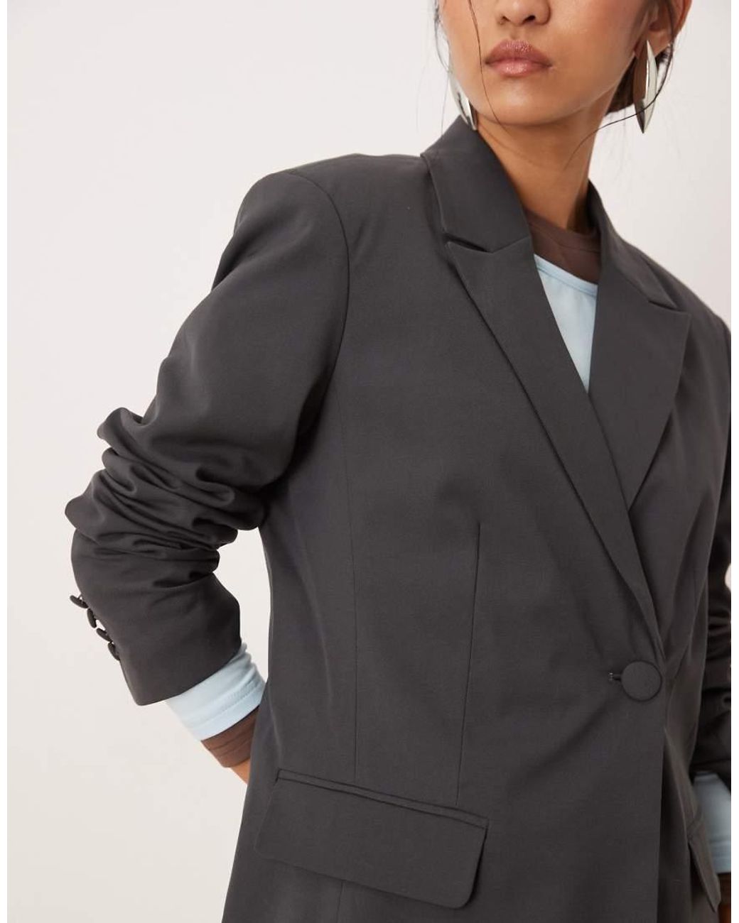 Aware Gray Mix & Match Tailored Blazer
