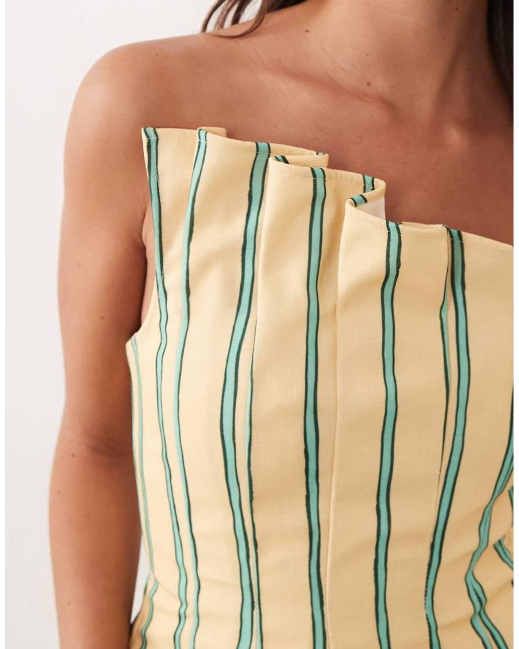 ARRANGE Natural Sculpted Bandeau Top