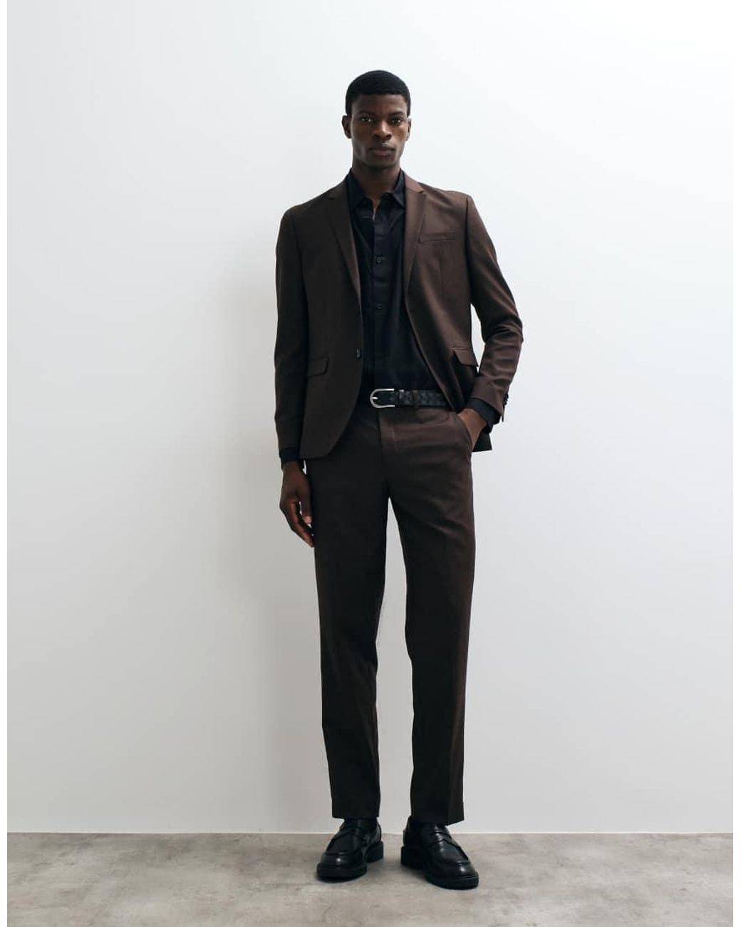 Jack & Jones Black Slim Fit Suit Blazer for men