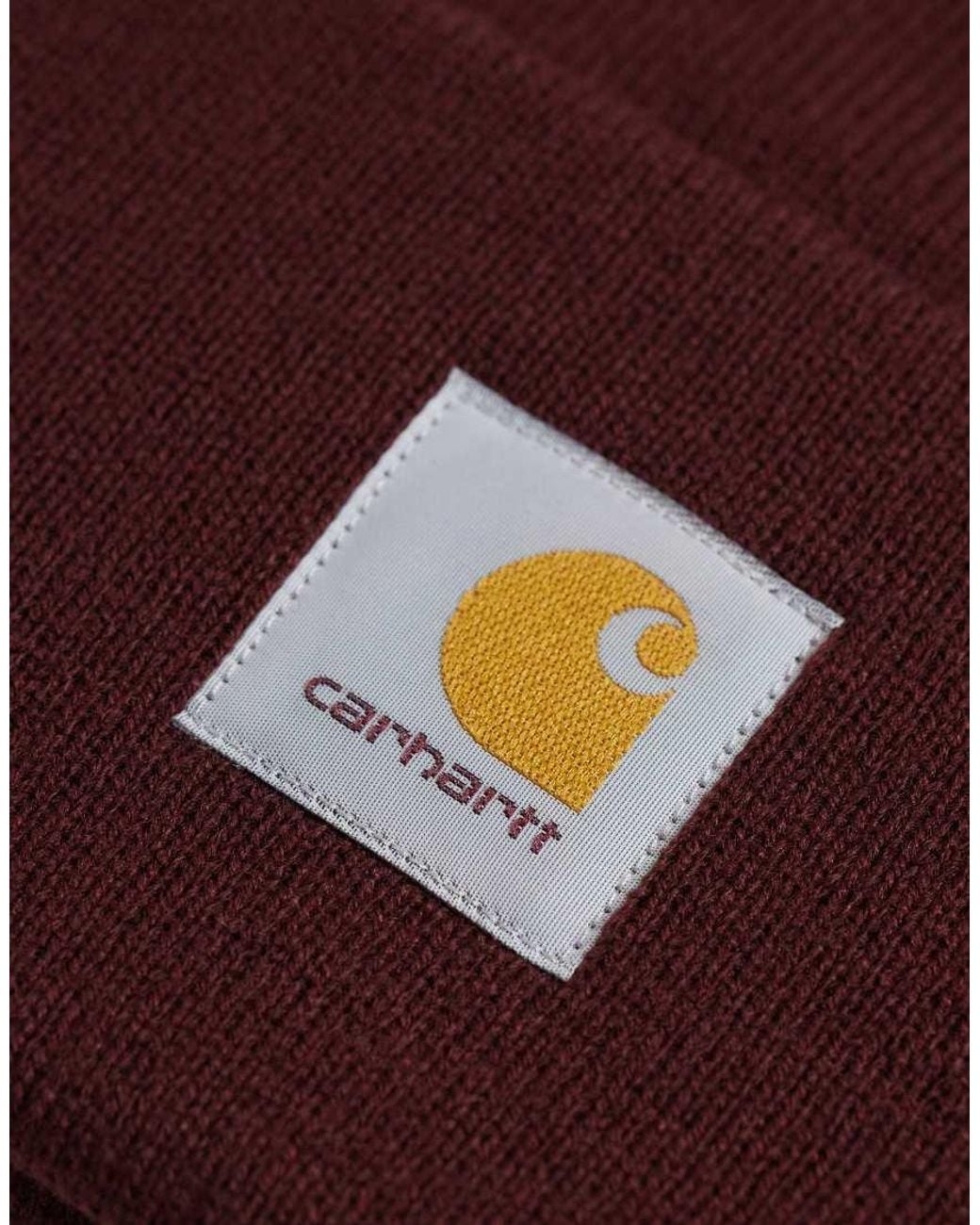 Carhartt Acrylic Watch Beanie in Red | Lyst UK