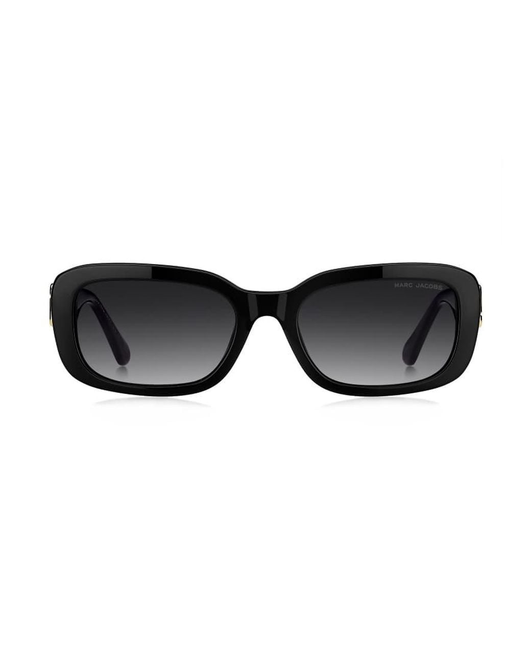 Marc Jacobs Black Marc Jac Sun Rectangular Sunglasses With Gradient Lenses