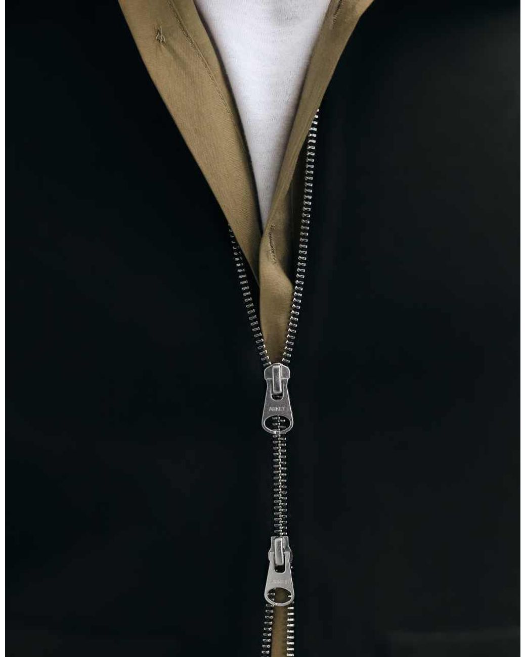 ARKET Black Double Layer Wool Blend Short Jacket for men
