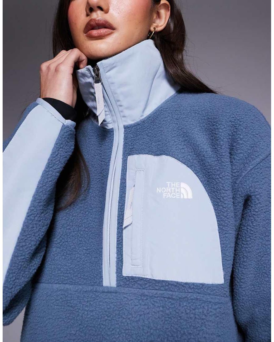 The North Face Blue Yumiori Off-peak Half-zip Jacket
