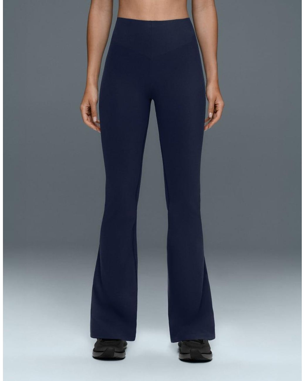 Oysho Blue Raise Up Compressive 80Cm Flare Trousers
