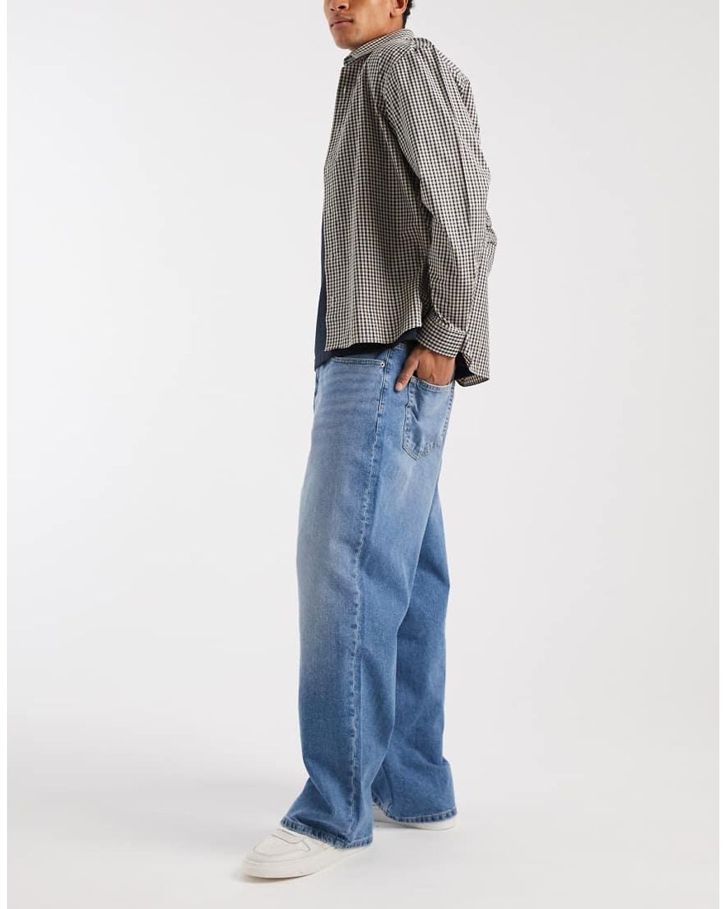 Tommy Hilfiger Blue Theo baggy Jeans for men