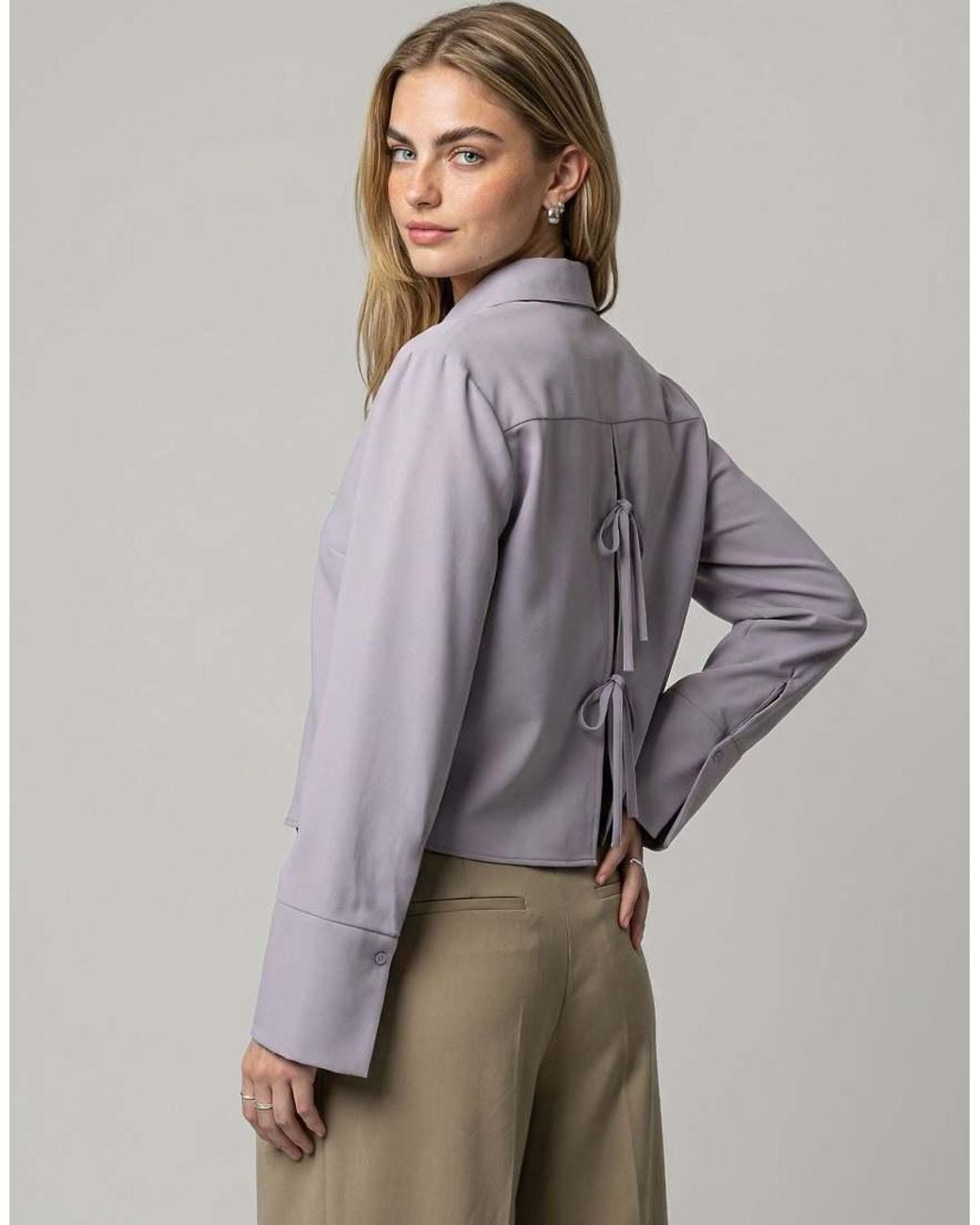 HYPEDROP Gray Long Sleeved Shirt