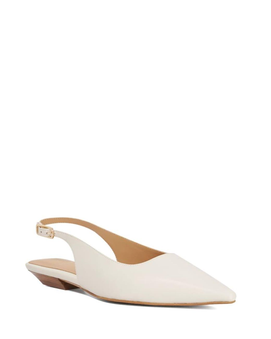 Dune Natural Hostess Ballet Pumps