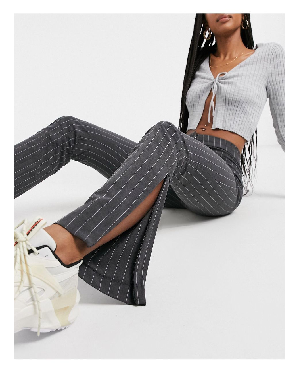 Weekday Alecia Pinstripe Tailored 