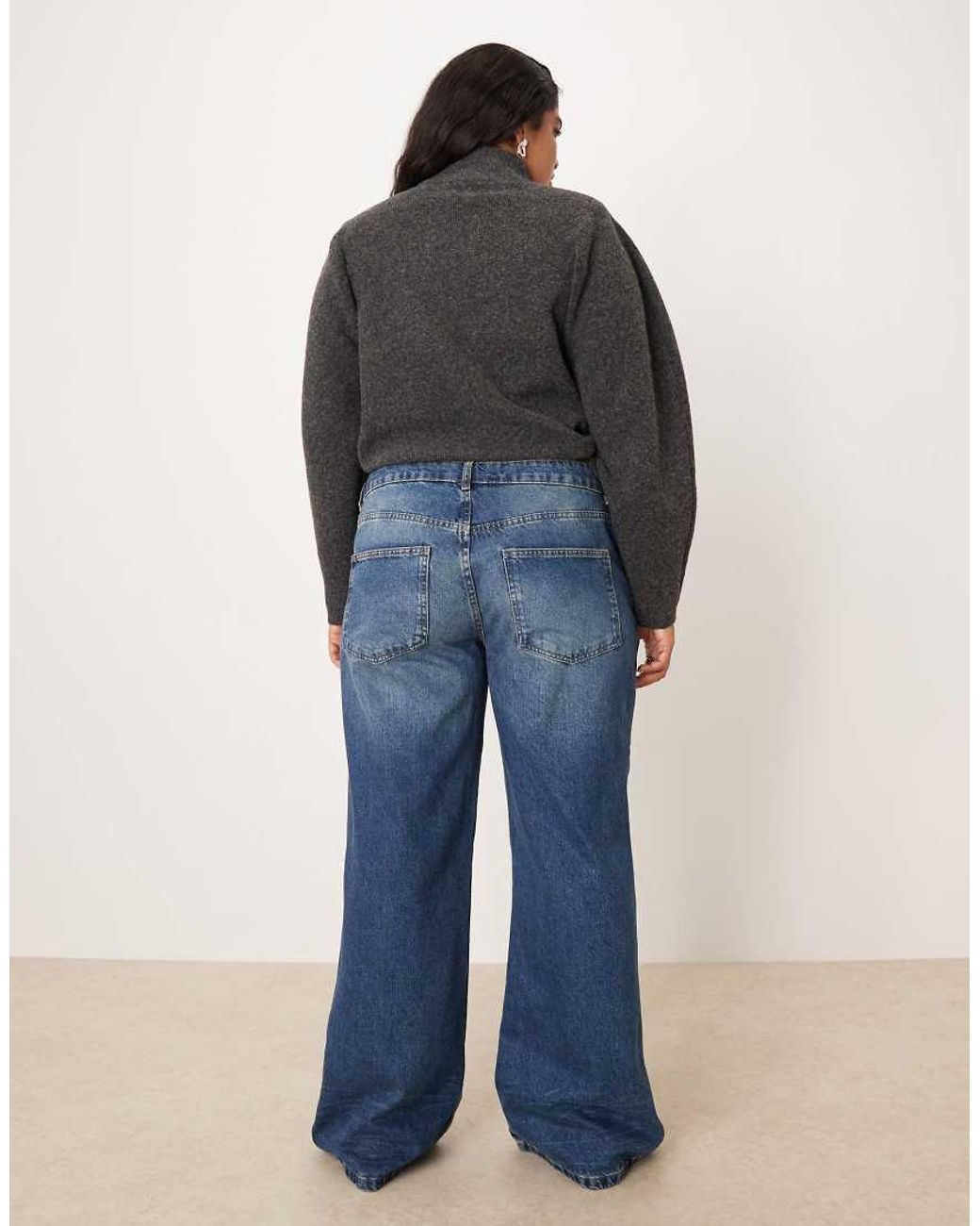 ASOS Asos Design Curve in het Blue