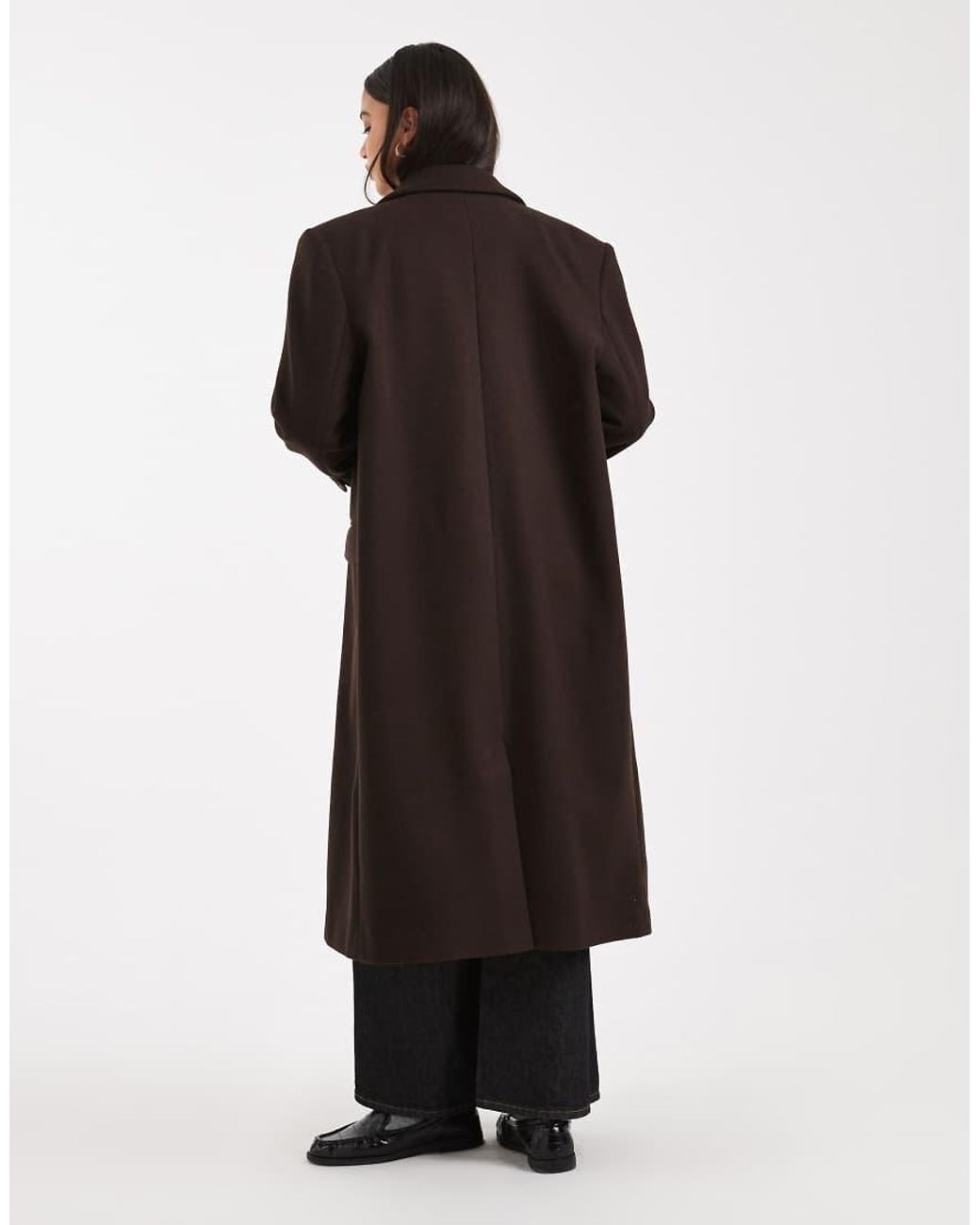 ASOS Oversized Dad Jas in het Black