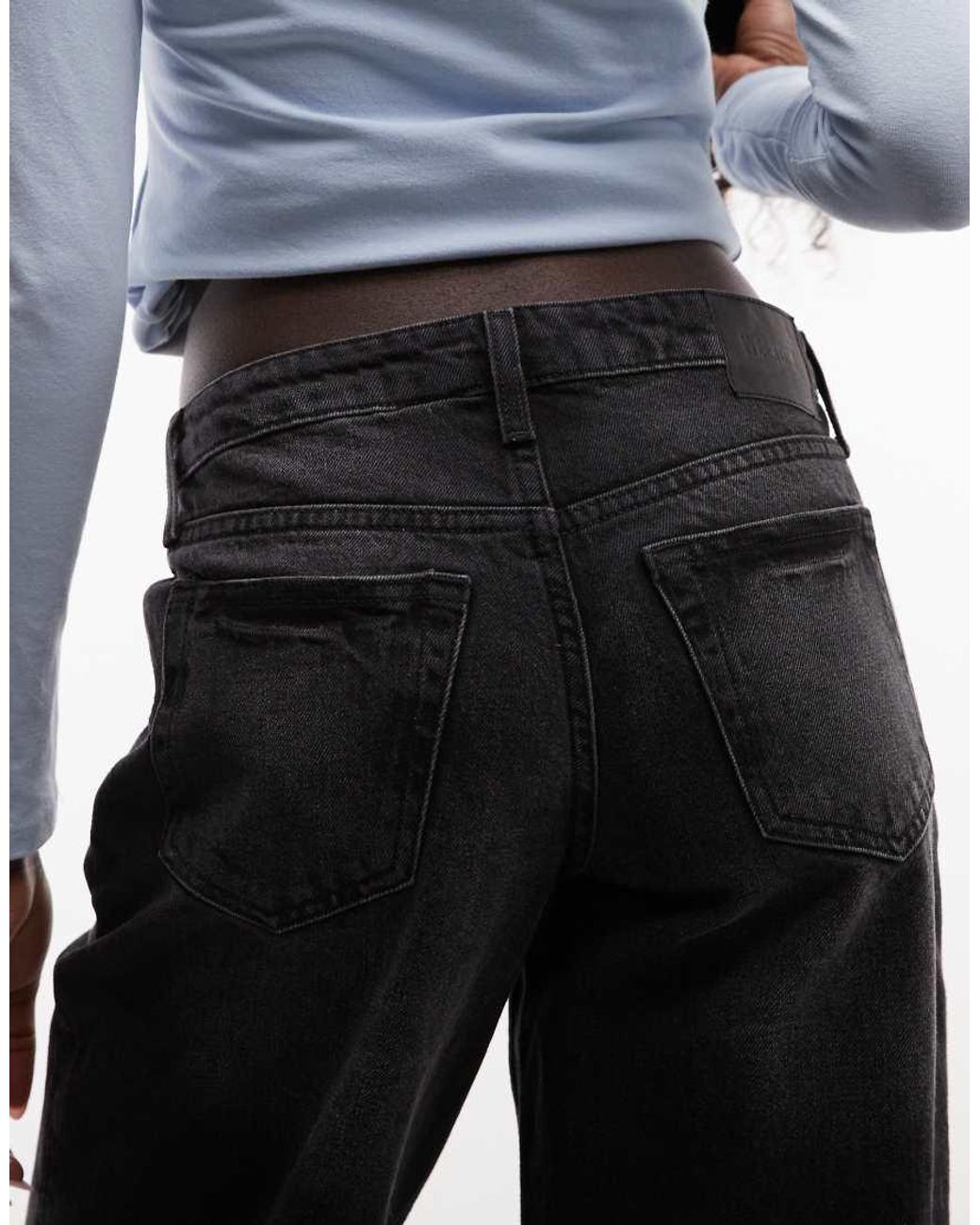 Weekday Gray Ample Low Waist baggy Fit Jeans