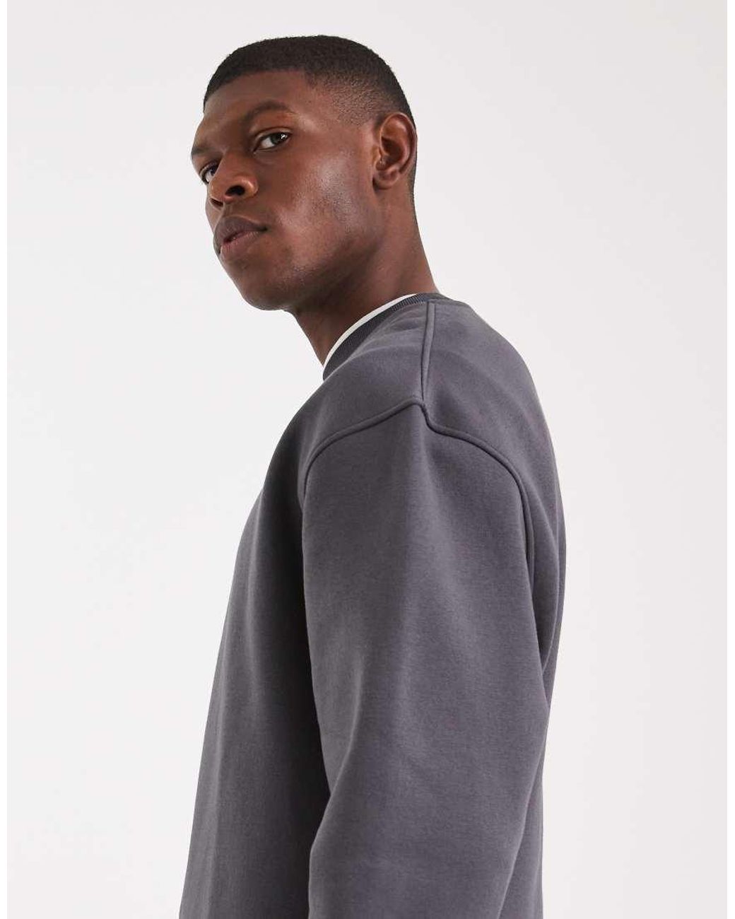 ASOS Gray Essentials Sweatshirt for men