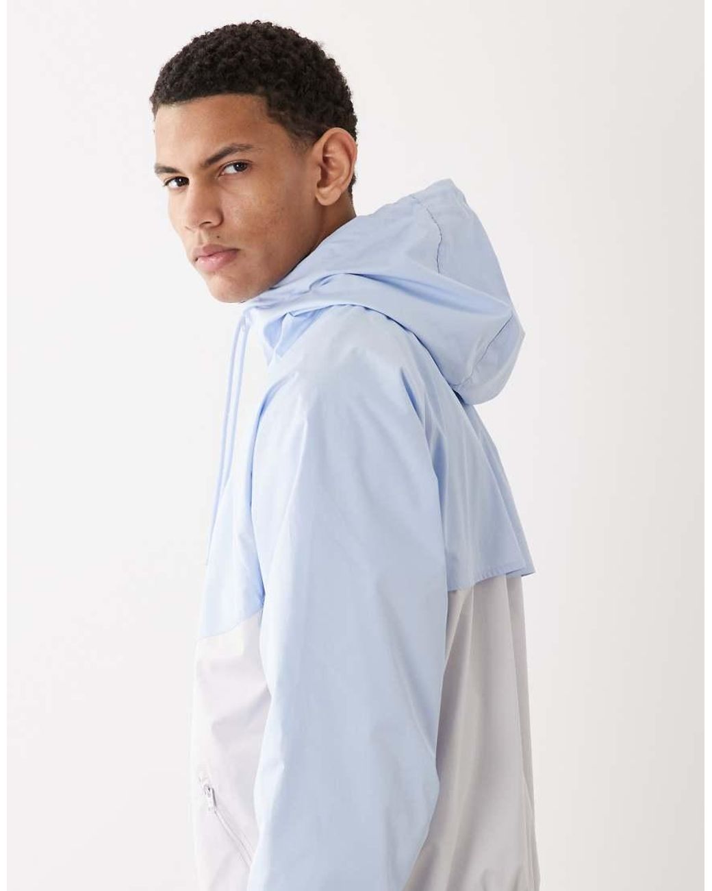 Nike Blue Windrunner Zip Hooded Jacket for men
