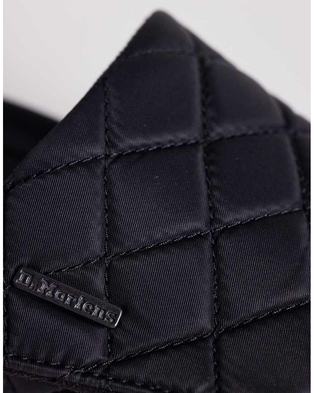 Dr. Martens Blue Zebzag Quilted Slide