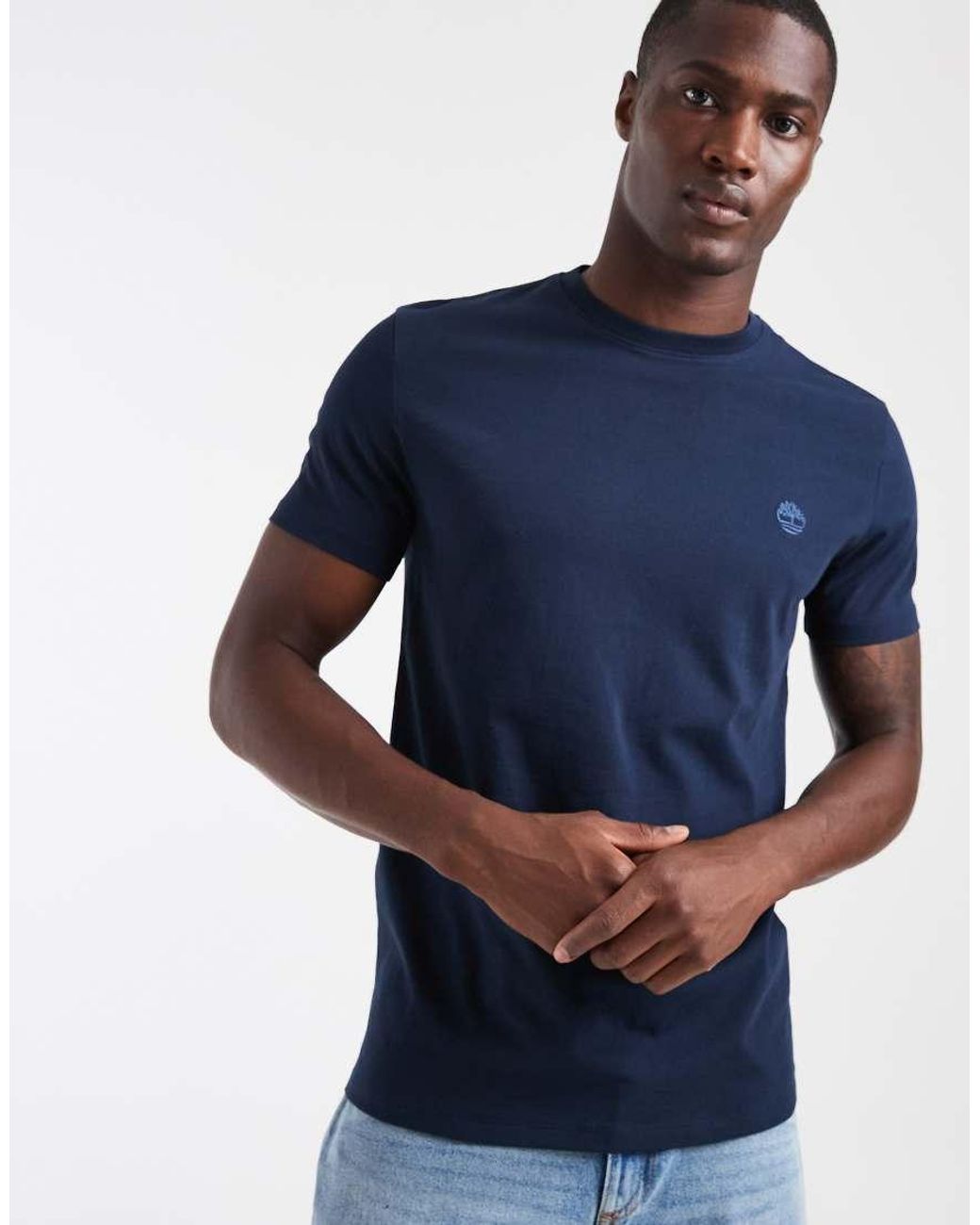Timberland Blue Dunstan River Short-Sleeve T-Shirt for men
