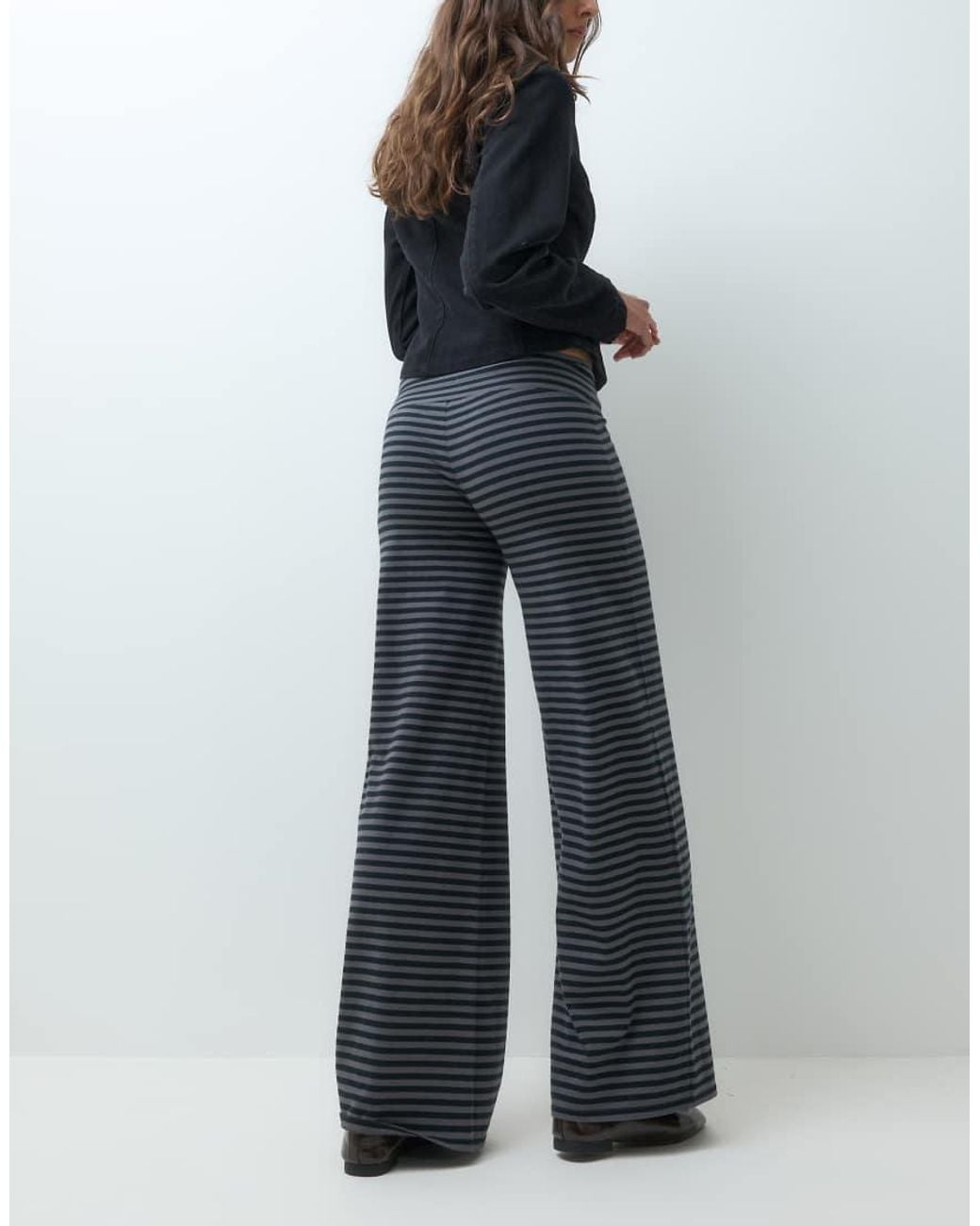 Hollister Blue Cosy Wide Leg Trousers