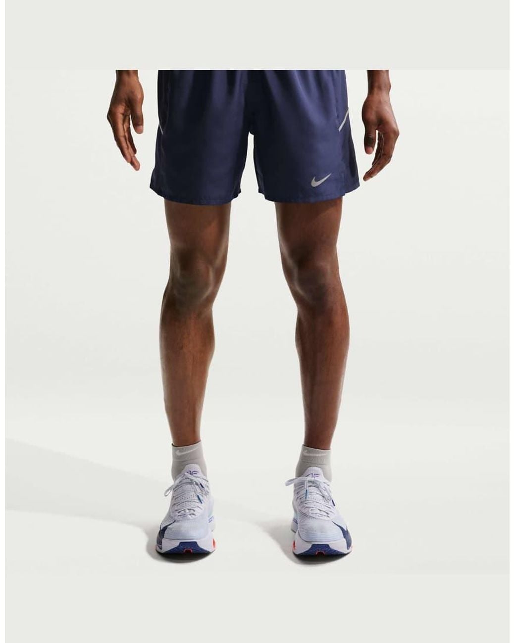 Nike Orange Miler Dri-fit 2-in-1 5-inch Shorts for men