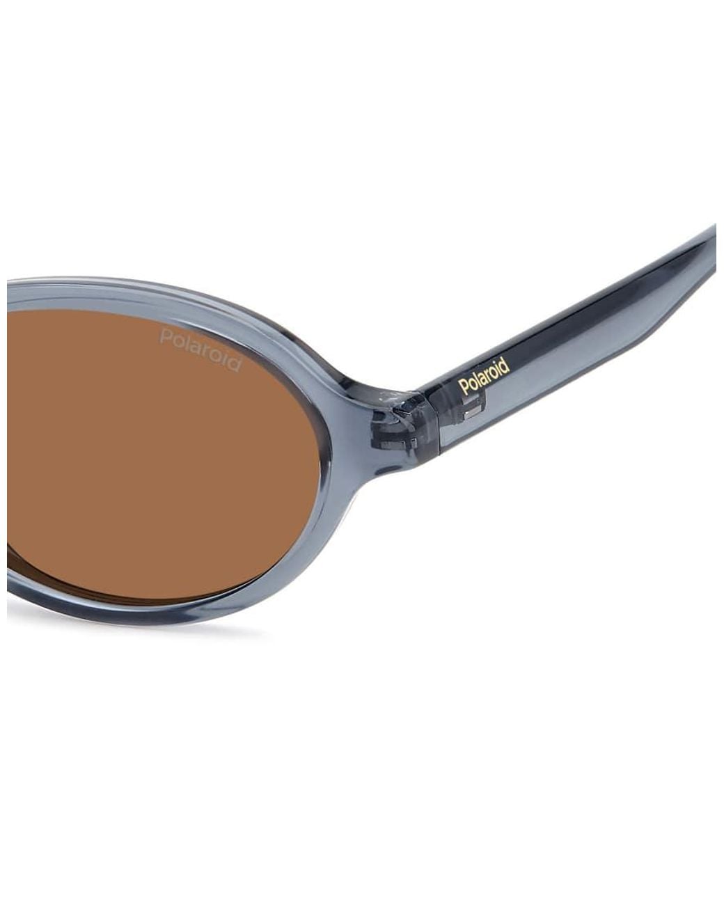 Polaroid Sunglasses Gray Polaroid Sung Vintage Oval Sunglasses With Polarised Lenses for men