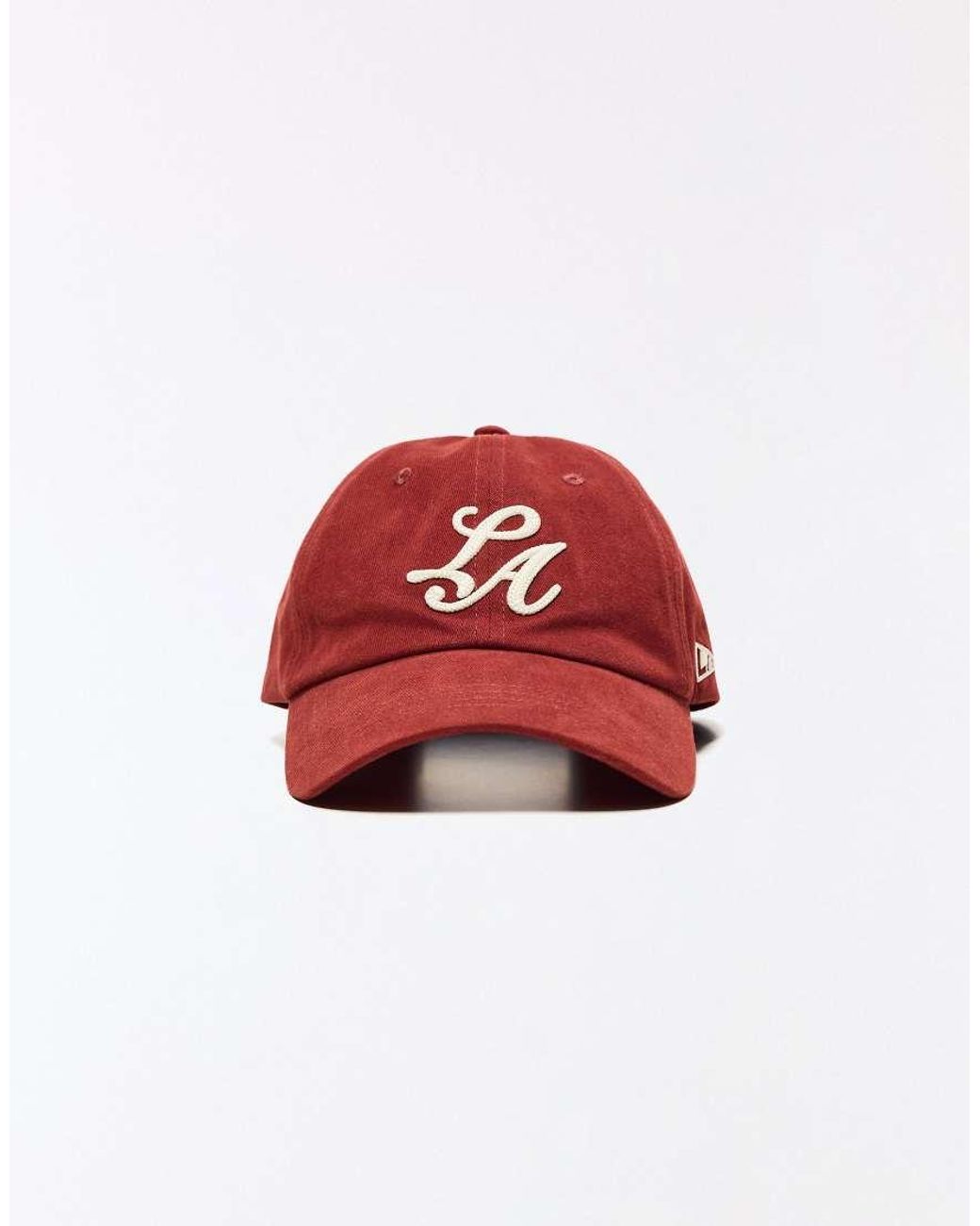 Bershka Blue Embroidered Cap for men