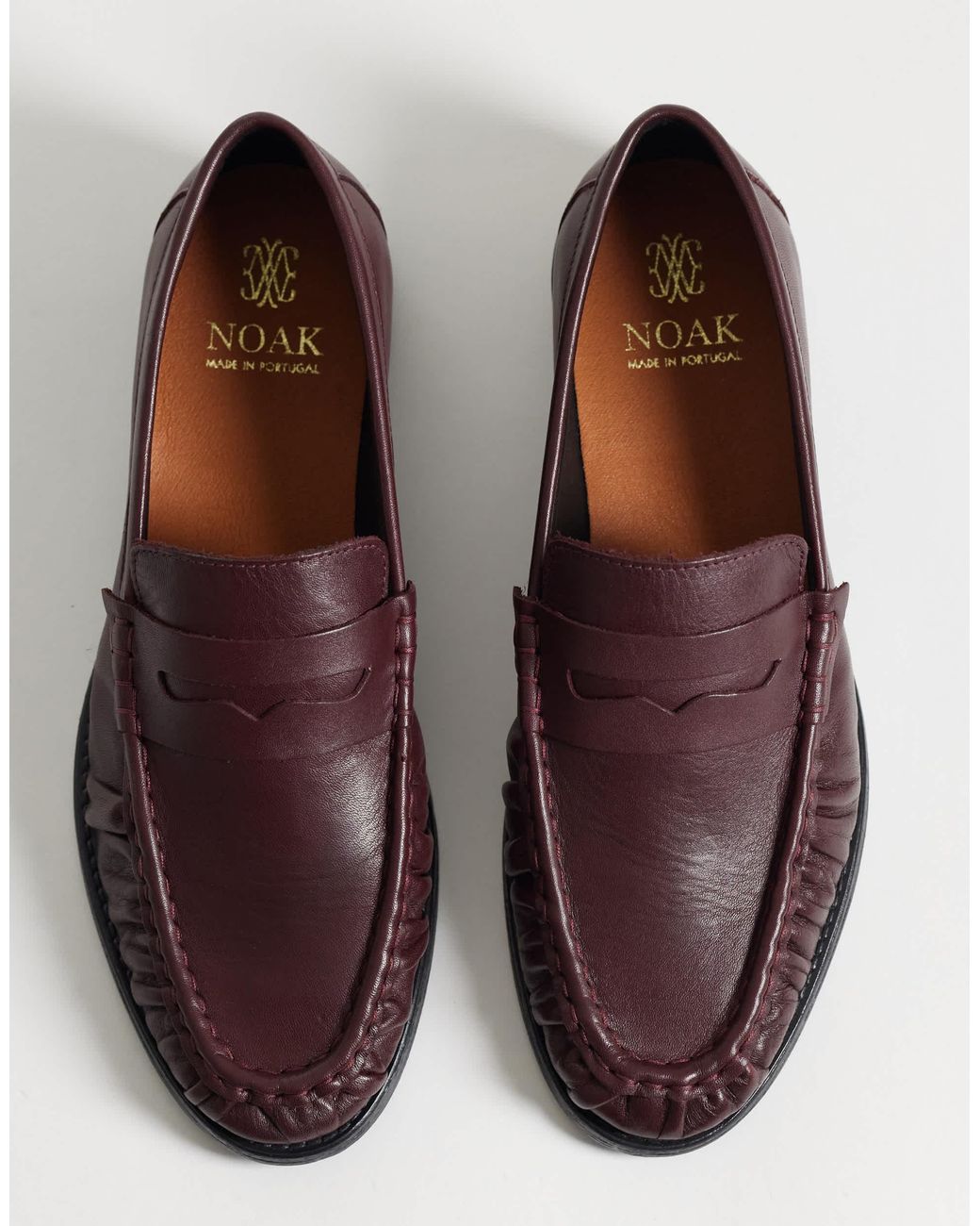 Noak Loafer aus leder in Brown für Herren