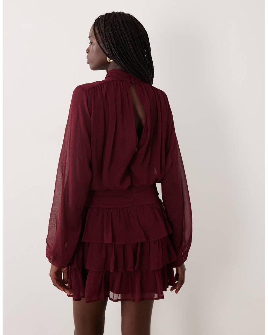 Vero Moda Long Sleeve Layered Mini Dress
