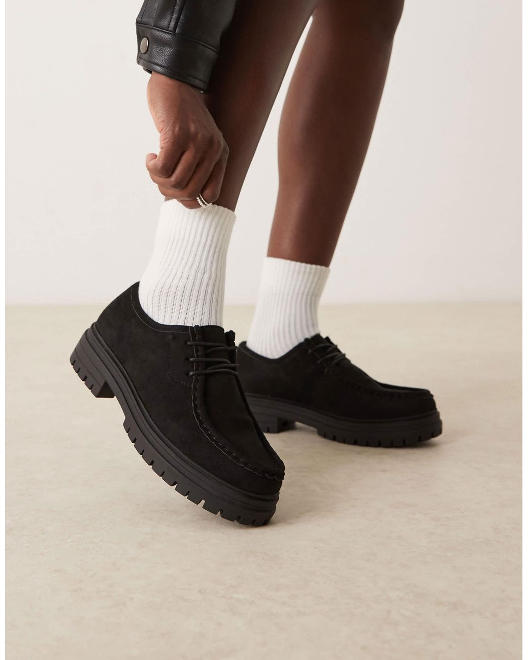 Glamorous Black – derby schuhe