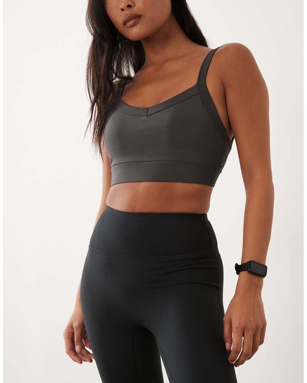 4505 Gray Petite Icon Soft Touch High Waist Yoga Legging