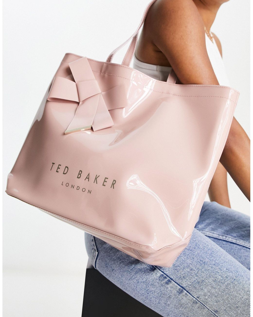 Ted baker bag pink bow sale