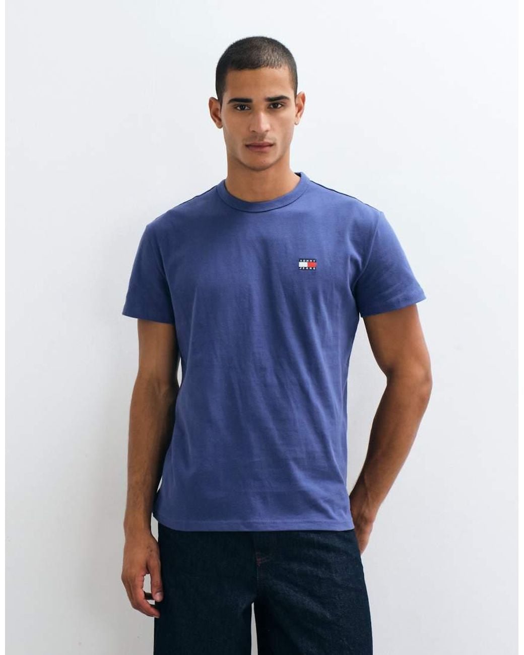 Tommy Hilfiger Blue Badge Logo T-Shirt for men