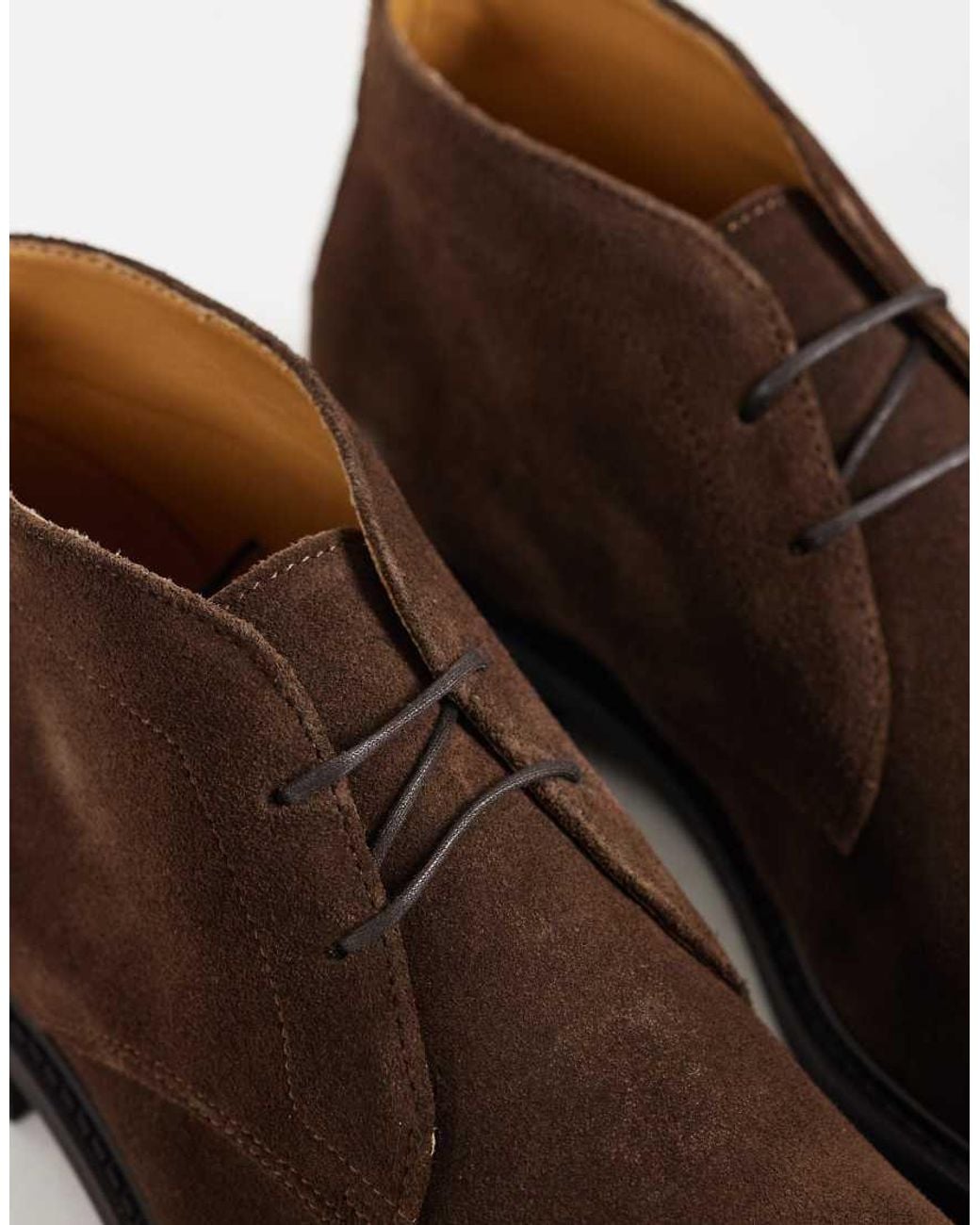 Mango Brown 100% Suede Desert Boot for men