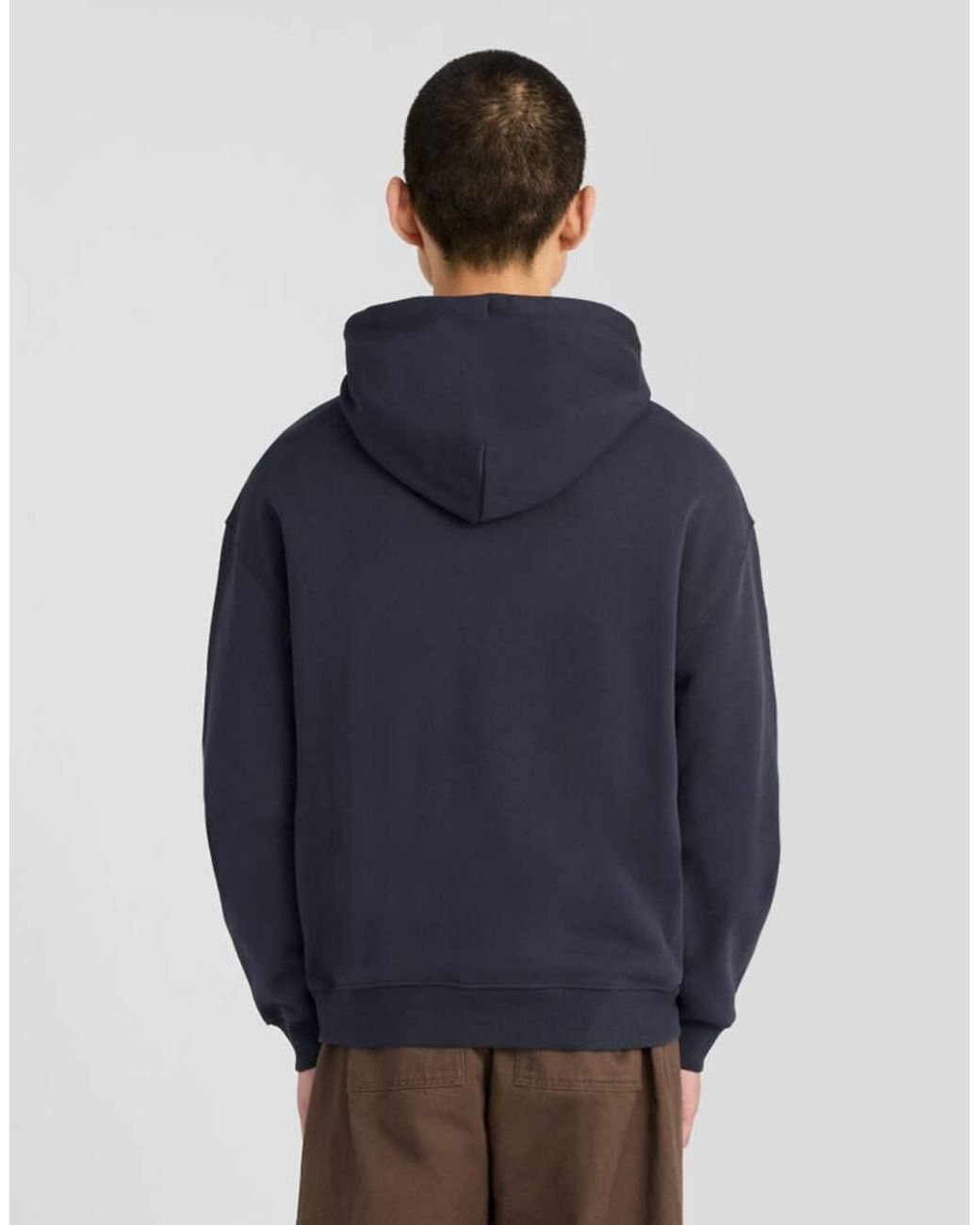 Lyle & Scott Blue Mid Layers Heavyweight Loopback Pullover Hoodie for men