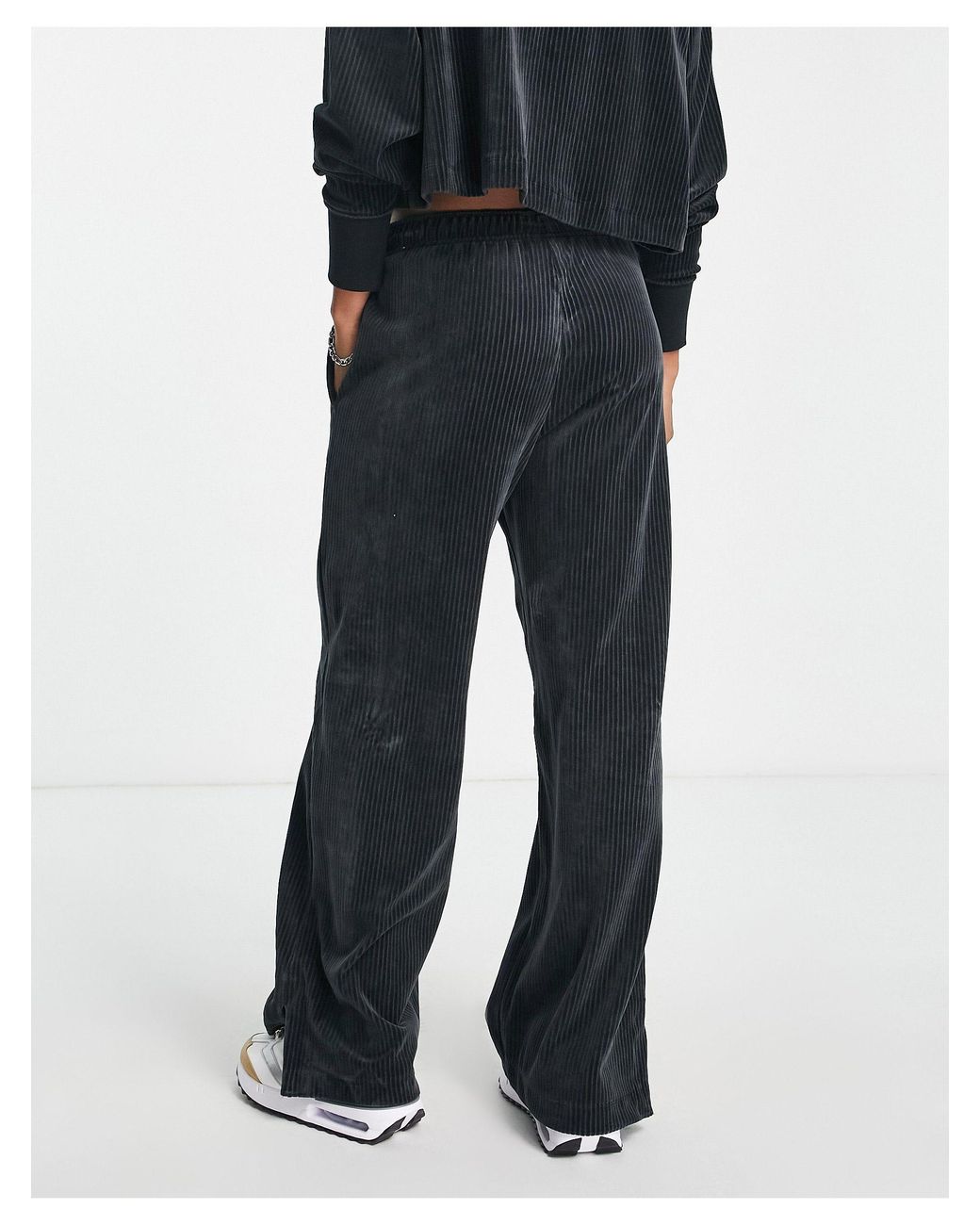 nike cord joggers black