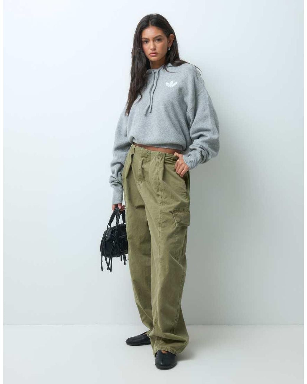 Adidas Originals Green Knitted Hoodie