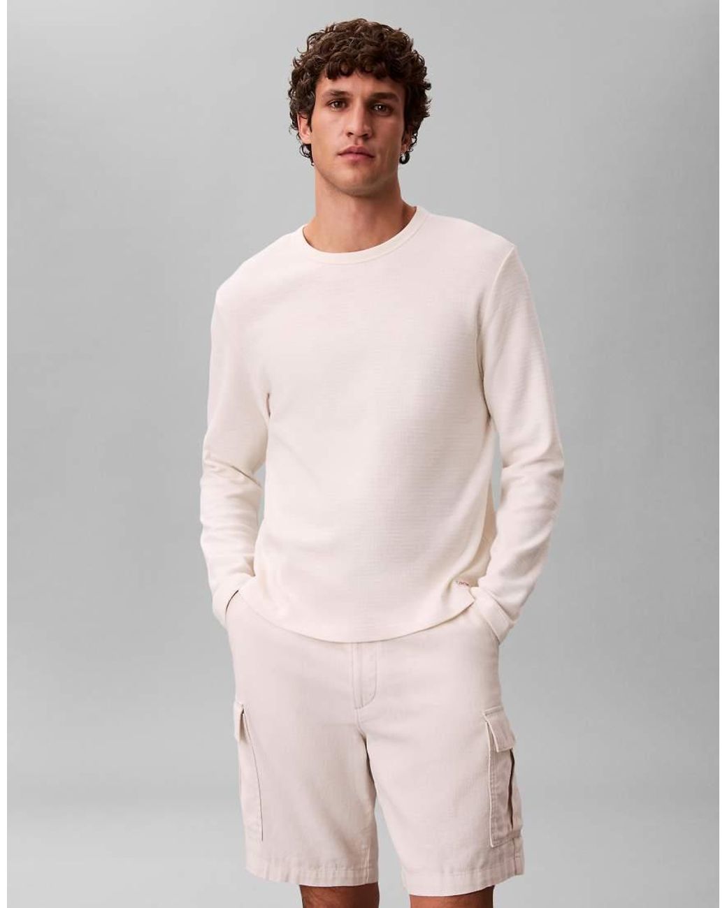 Calvin Klein Multicolor Cotton Long Sleeve T-shirt for men