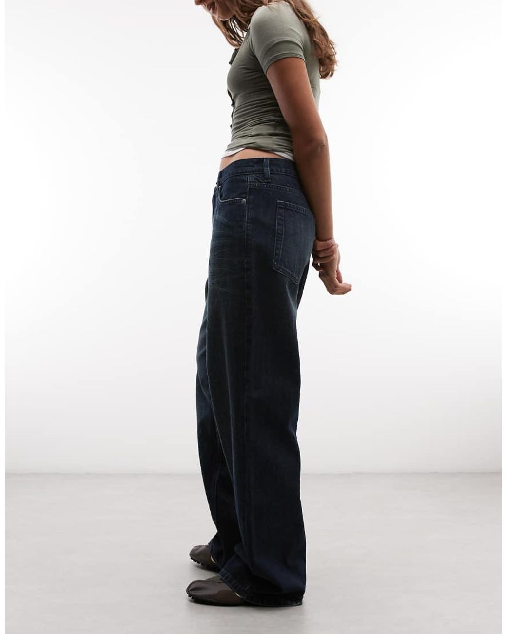 Collusion Blue X001 Antifit Mid Rise Jean
