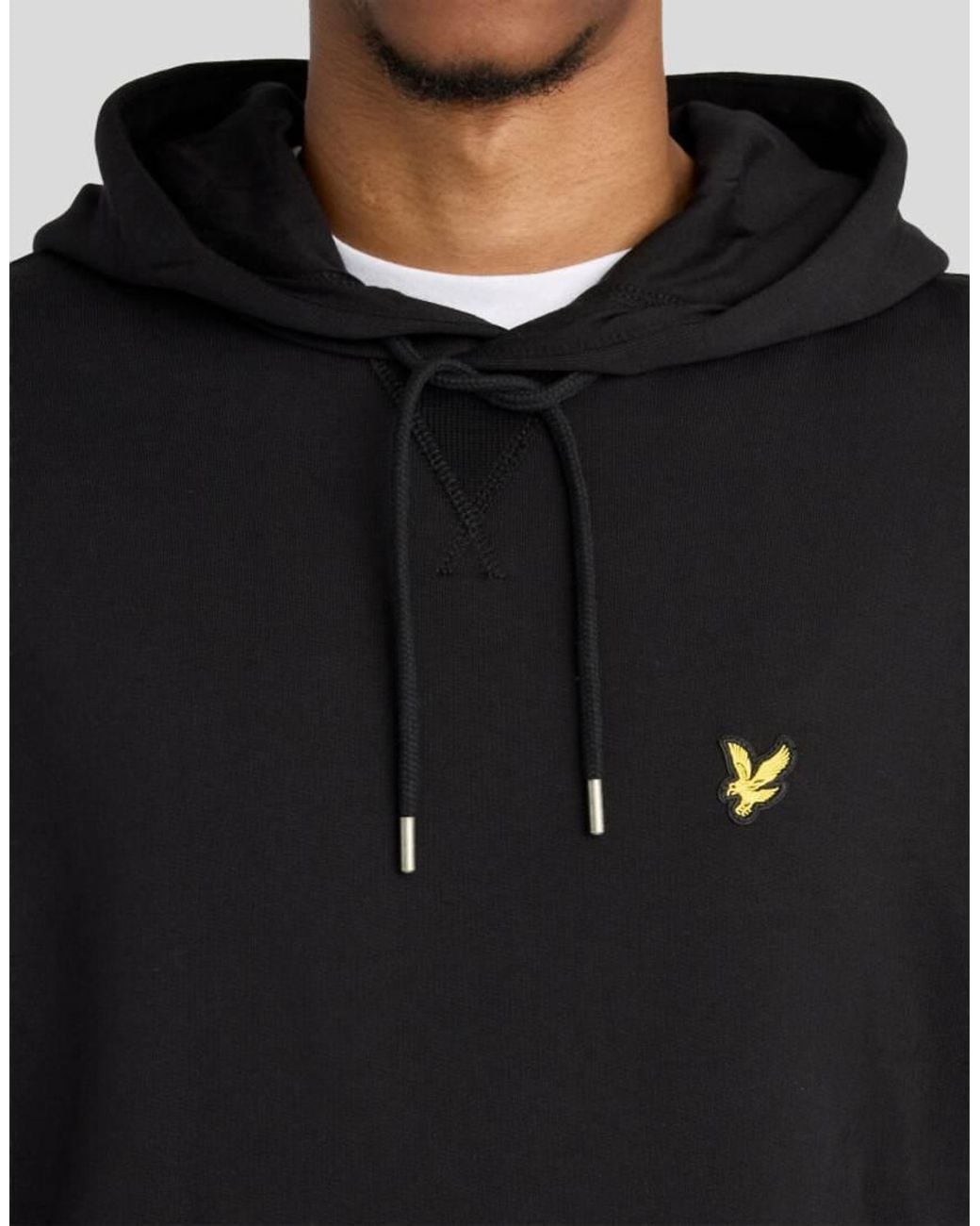Lyle & Scott Blue Mid Layers Heavyweight Loopback Pullover Hoodie for men