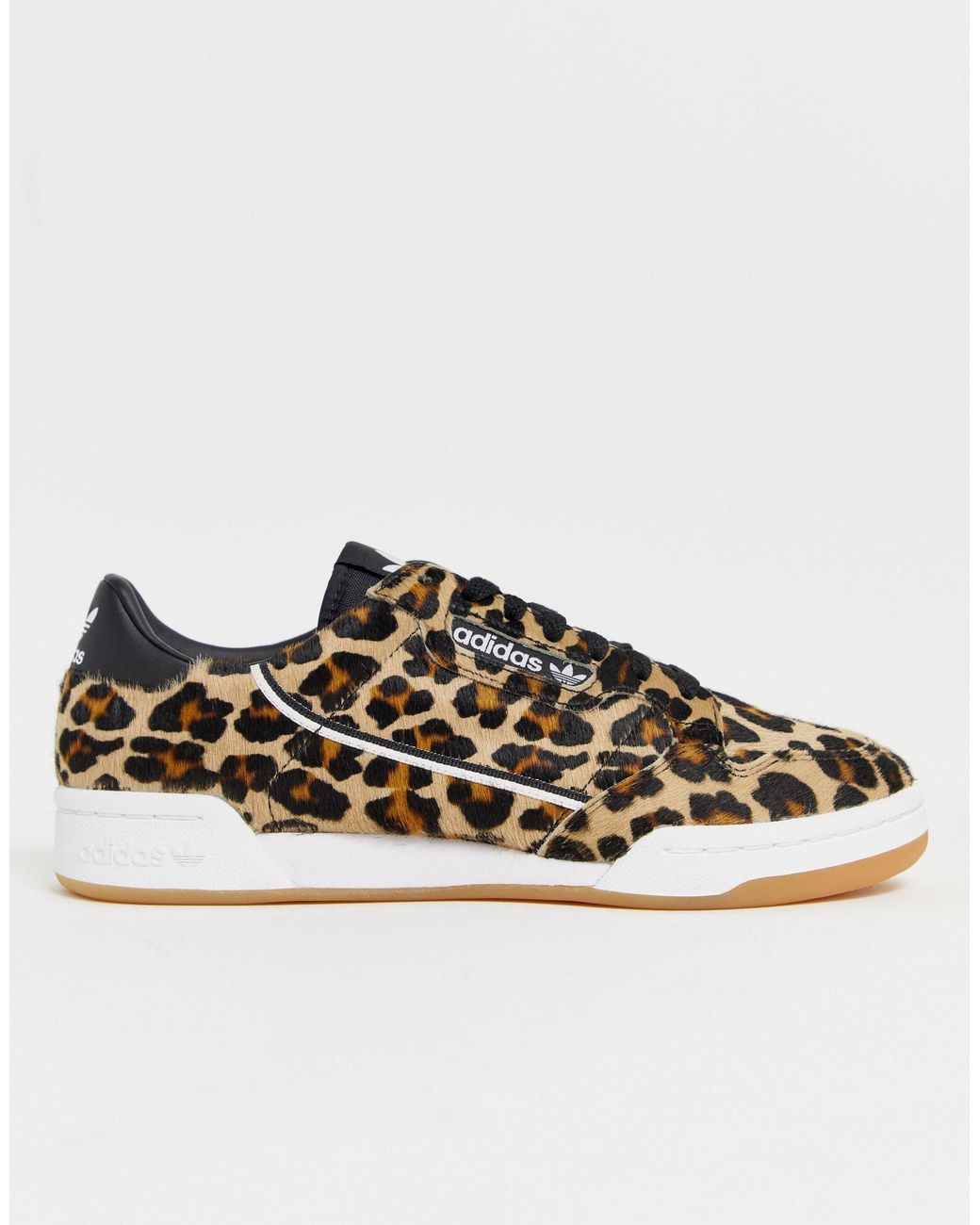 adidas Originals Continental 80s Trainers Leopard Print Pony Skin in Brown  for Men | Lyst UK