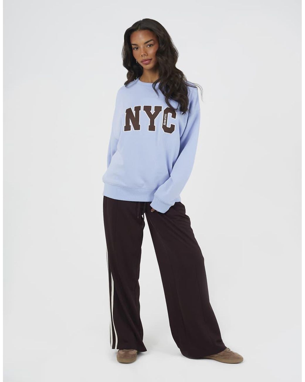 Brave Soul White Slogan Crew Neck Sweatshirt