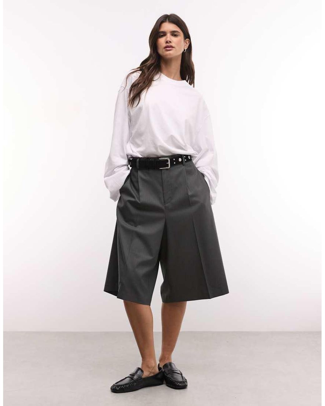 Weekday White Oversized Long Sleeve Top