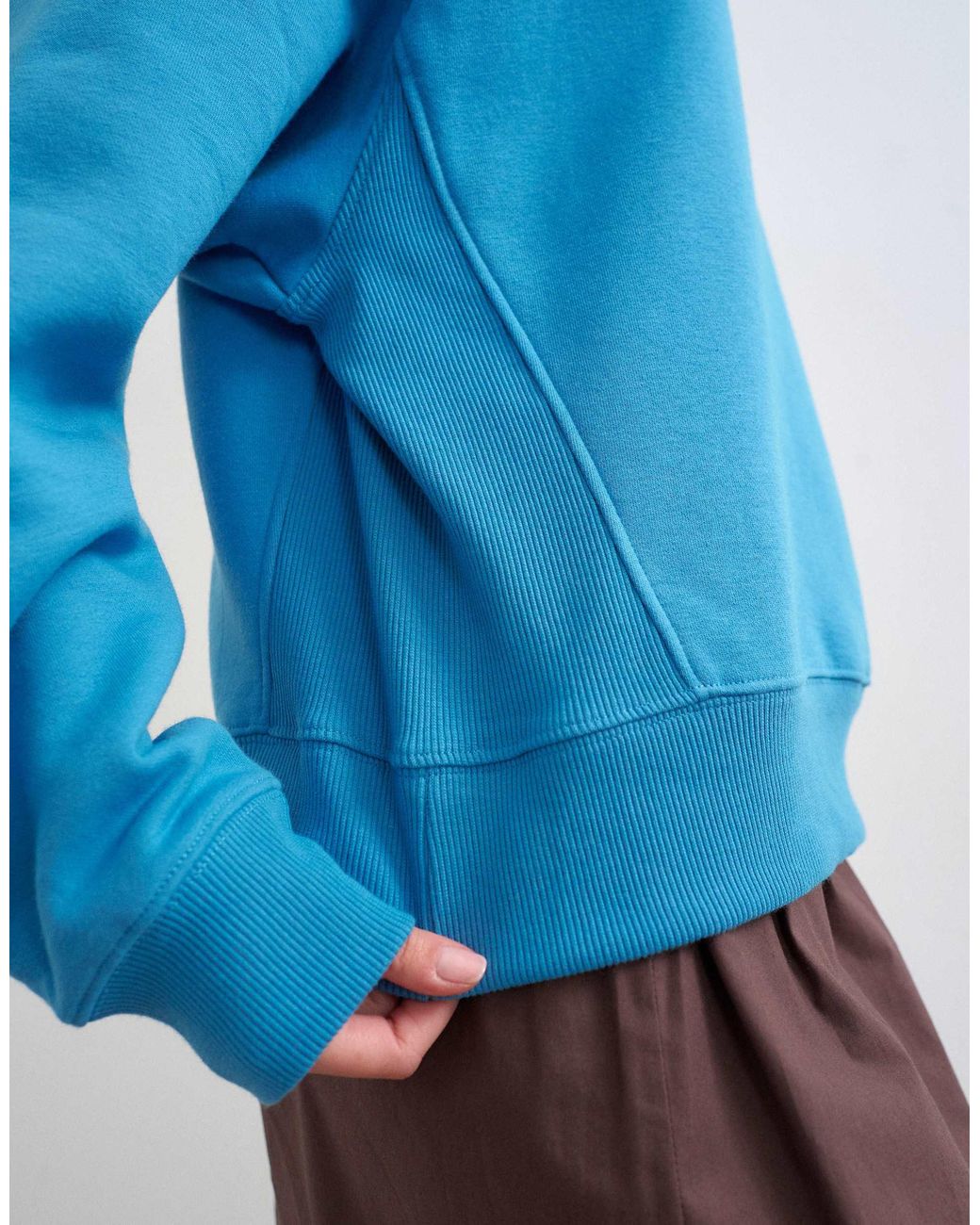 TOPSHOP Blue Ultimate Sweat