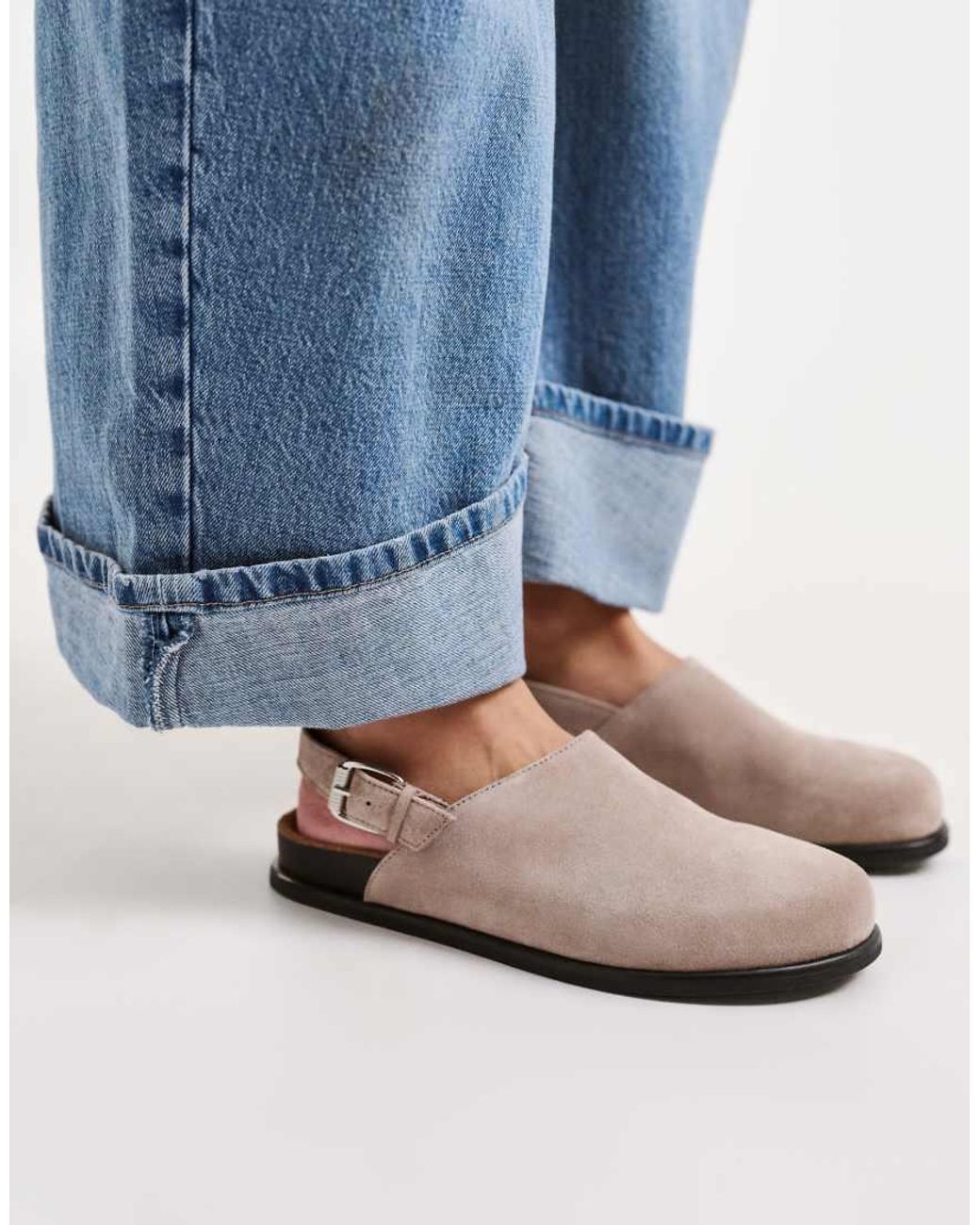 Vagabond Gray Shoemakers Effie Suede Mules