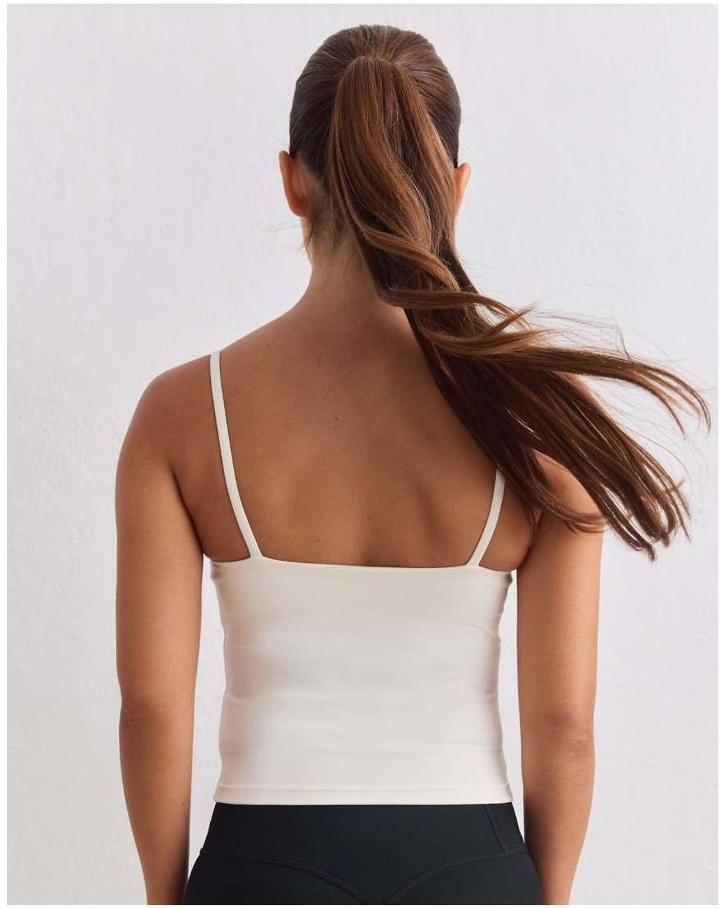 Aim'n White Cream Sculpting Strap Singlet