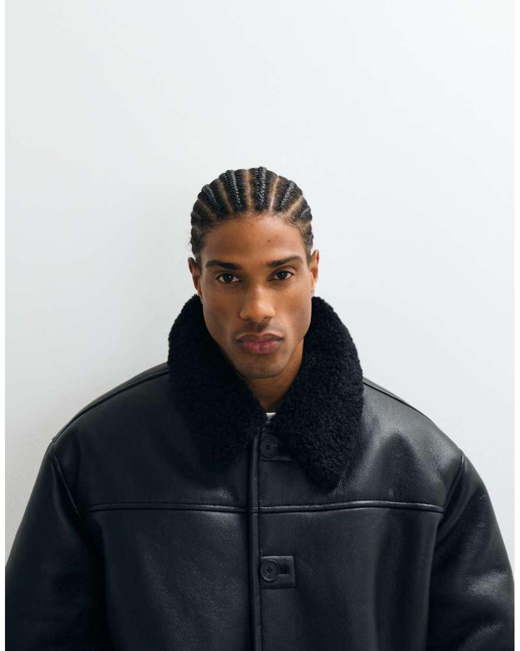ASOS Blue Aviator Jacket for men